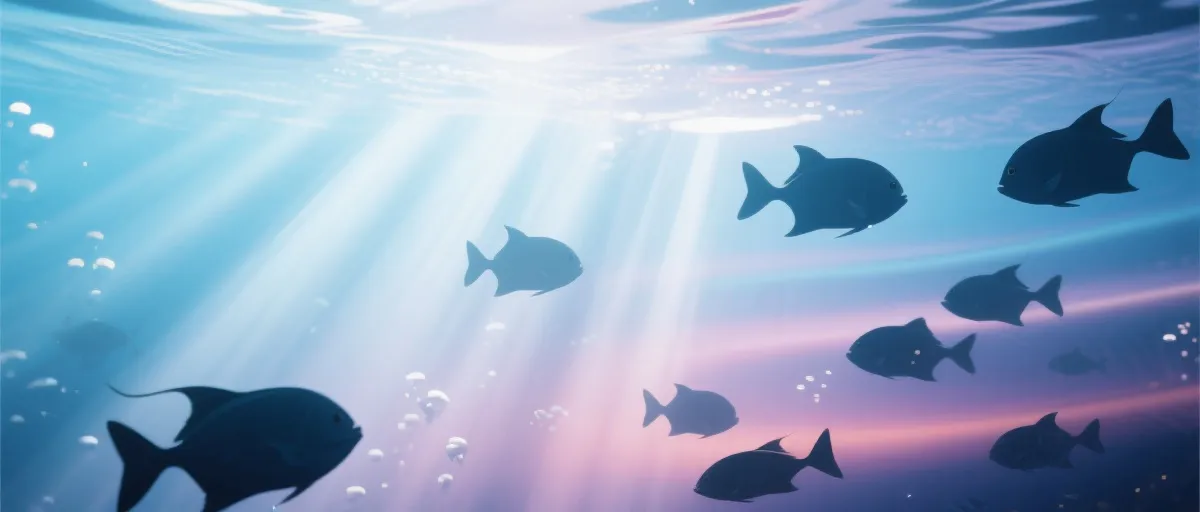 捕鱼主题视觉海底光影